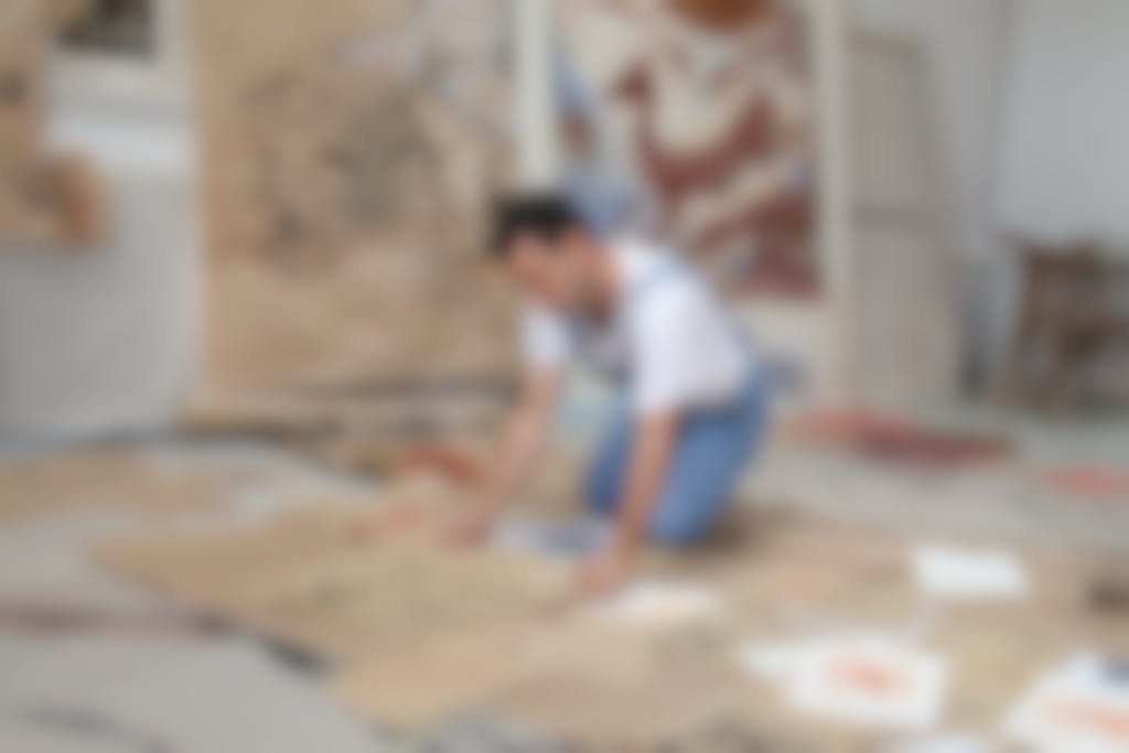 Matthew Lutz-Kinoy<br>Realms for pleasure and imagination<br>—<br>Papier - © Mennour — Viewing room